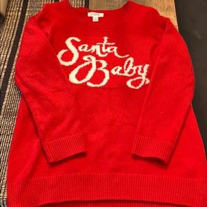 Motherhood Maternity “Santa Baby” Sweater
